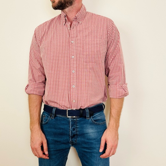 Arturo Calle button down shirt plaid long sleeve - Picture 3 of 7